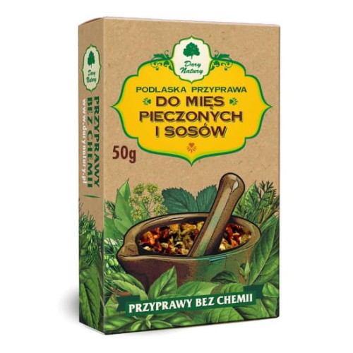 Podlaska przyprawa do mięs pieczonych i sosów 50g dary natury