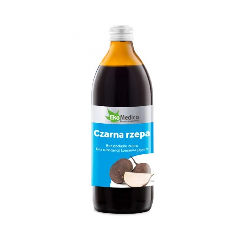 Sok  z czarnej rzepy 100% 500 ml ekamedica