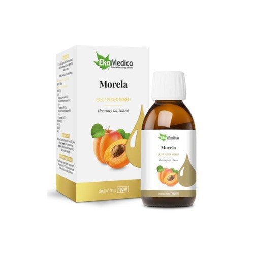 Olej z pestek moreli 100ml tłoczony na zimno - ekamedica