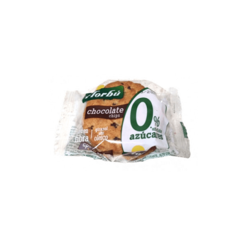 Ciastka z kawałkami czekolady bez dodatku cukru 45g Florbu